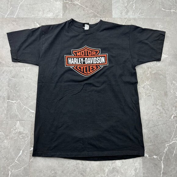 VINTAGE HARLEY DAVIDSON DAYTONA GRAPHIC TEE MENS XL SHORT SLEEVE FLORIDA Y2K - Picture 1 of 11